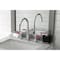 Kingston Brass KS8921CKL Widespread Bathroom Faucet with Brass Pop-Up, Polished Chrome KS8921CKL - alternate 4